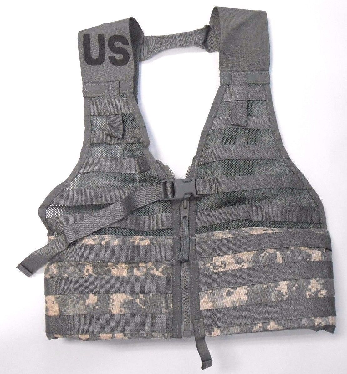 New USGI ACU MOLLE II Fighting Load Carrier FLC Tactical Vest Digital Camo