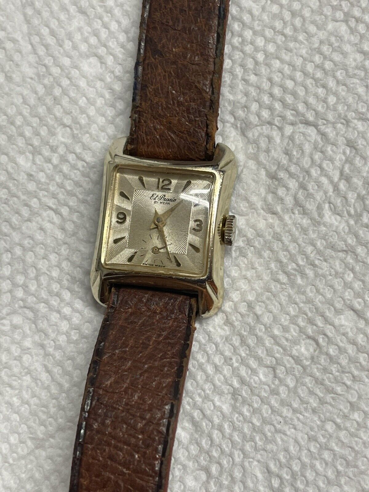Vintage El Prado By Mepa 1 Jewel Mechanical Watch