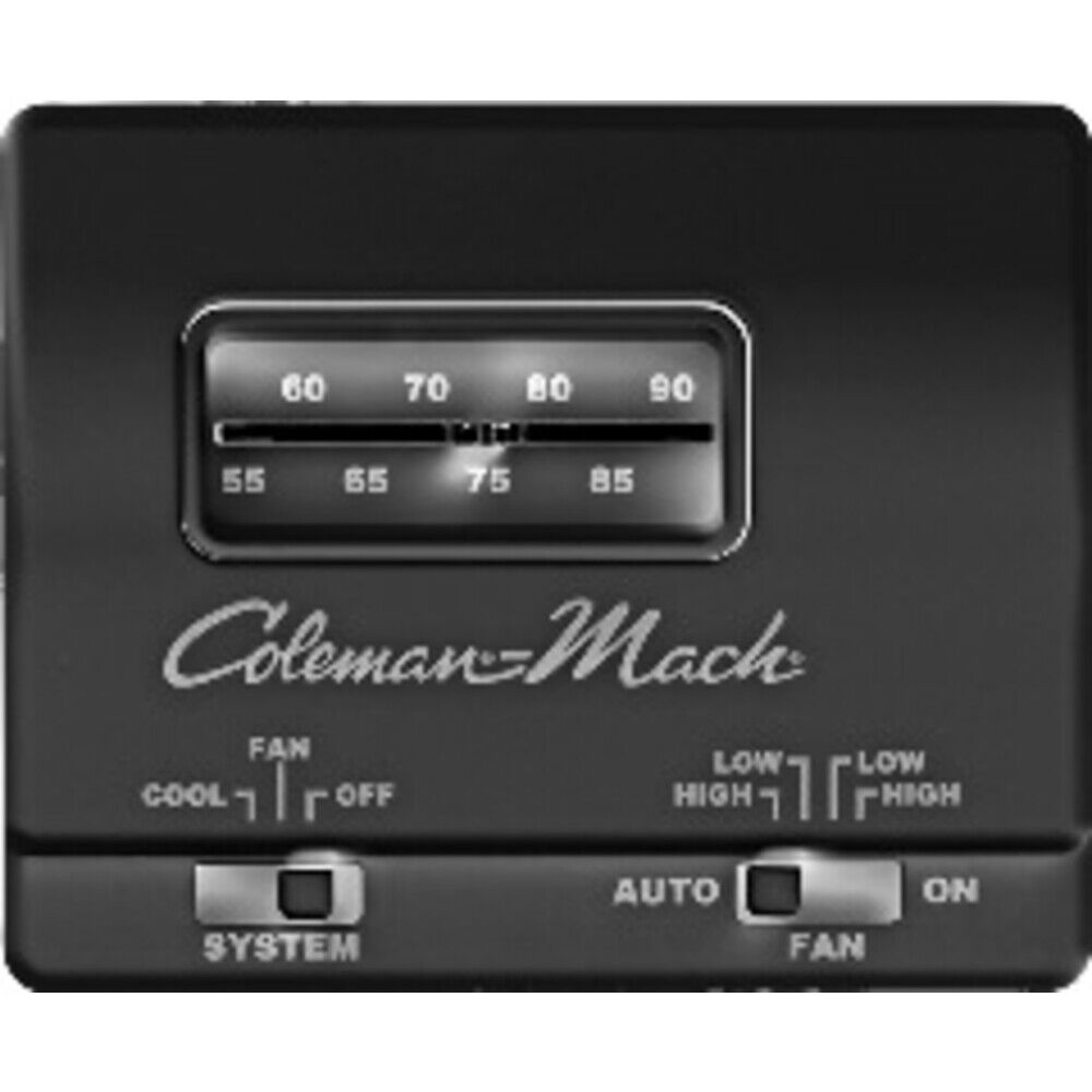 Coleman-Mach Analog Black Cool Only T-Stat 7330-3861