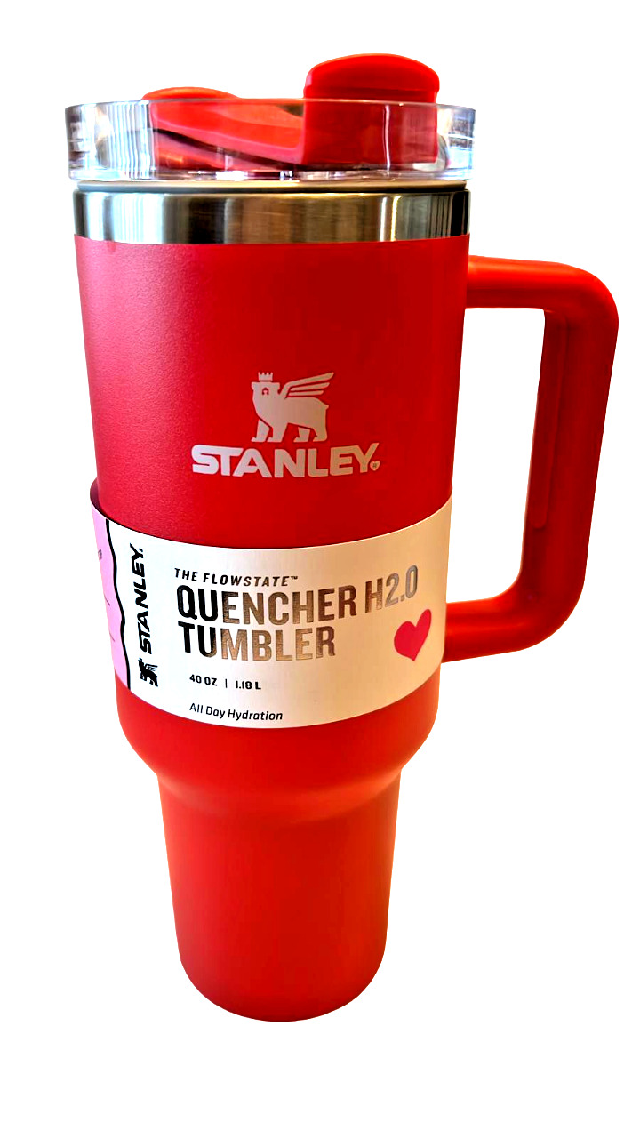 Stanley Cup 40oz Quencher H2.0 Stanley Tumbler New 2024 Target Red