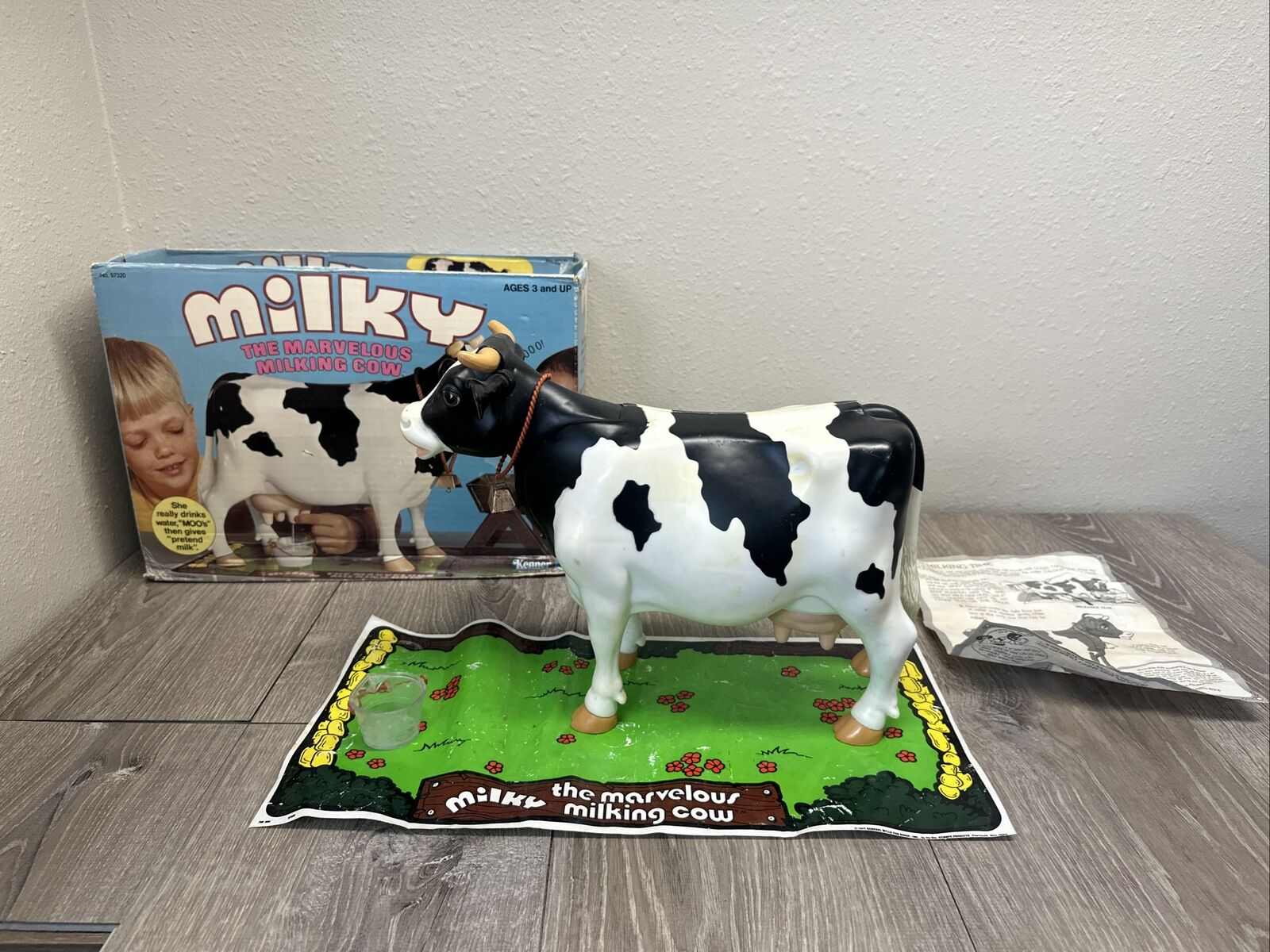 Vintage 1977 Kenner MILKY The Marvelous Milking Cow General Mills Toy UNTESTED