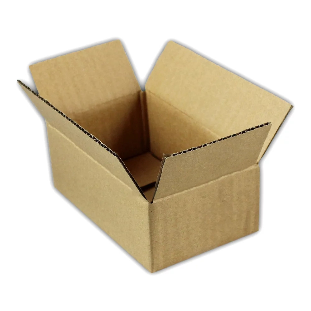 100 - 6X4X3 White Corrugated Shipping Mailer Packing Box Boxes 6 X 4 X 3