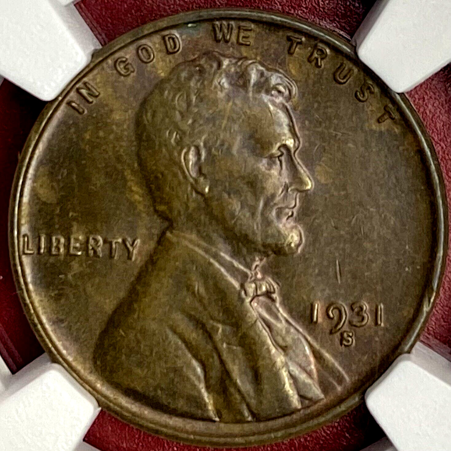 NGC MS-63 1931-S LINCOLN WHEAT CENT
