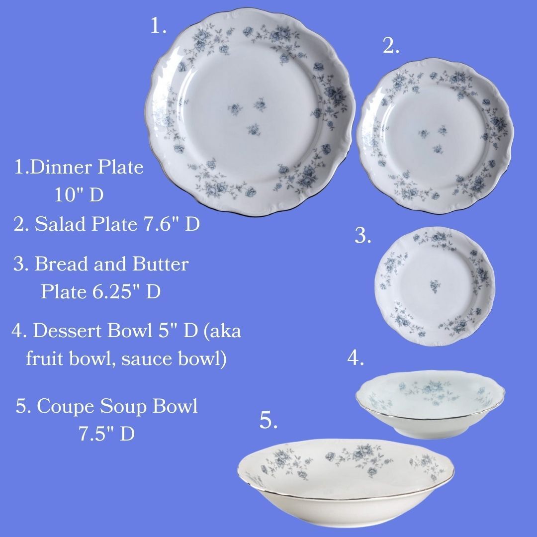 Johann Haviland Blue Garland Collection *Vintage Dinnerware *Free Shipping