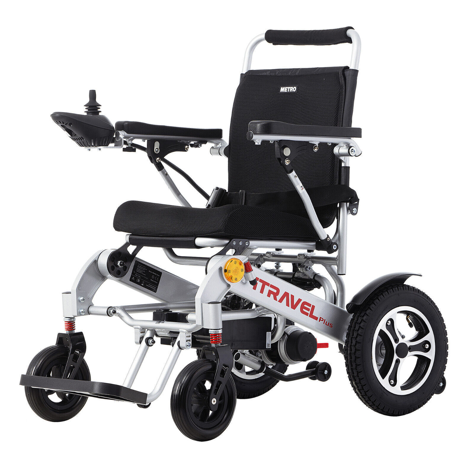 Intelligent Lightweight Foldable Electric Wheelchairs Portable Folding Carry 300