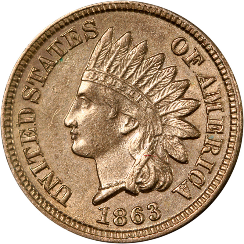 1863 Indian Cent Great Deals From The Executive Coin Company