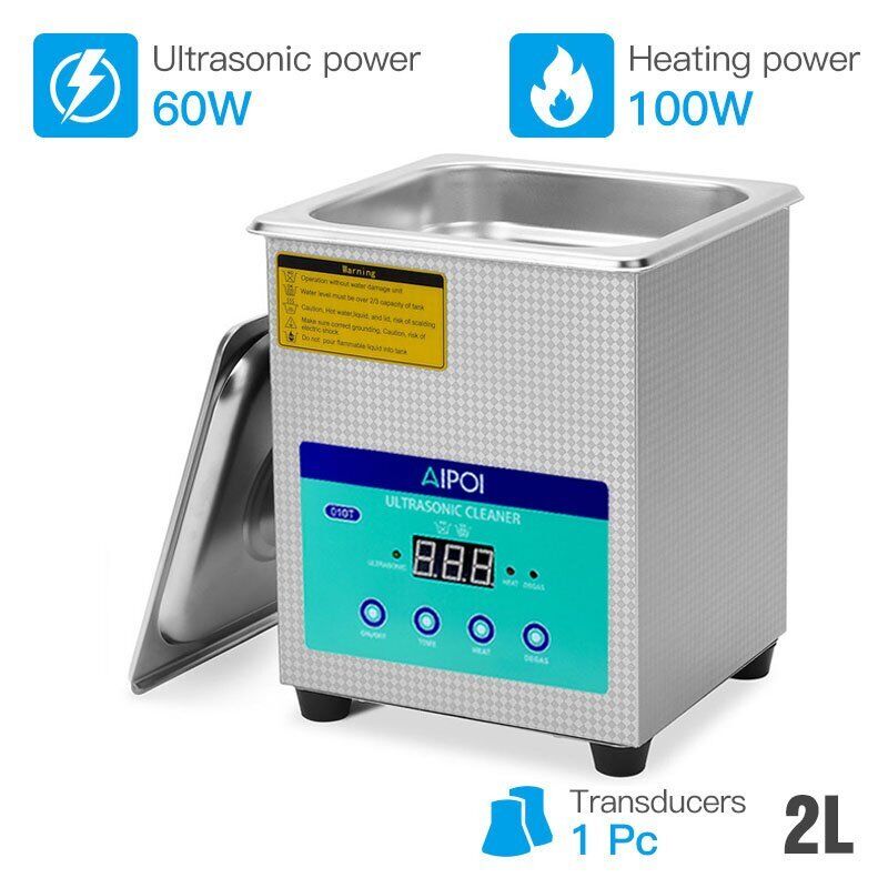 AIPOI 30L Ultrasonic Cleaner Cleaning Equipment Liter Industry Heated W/ Timer