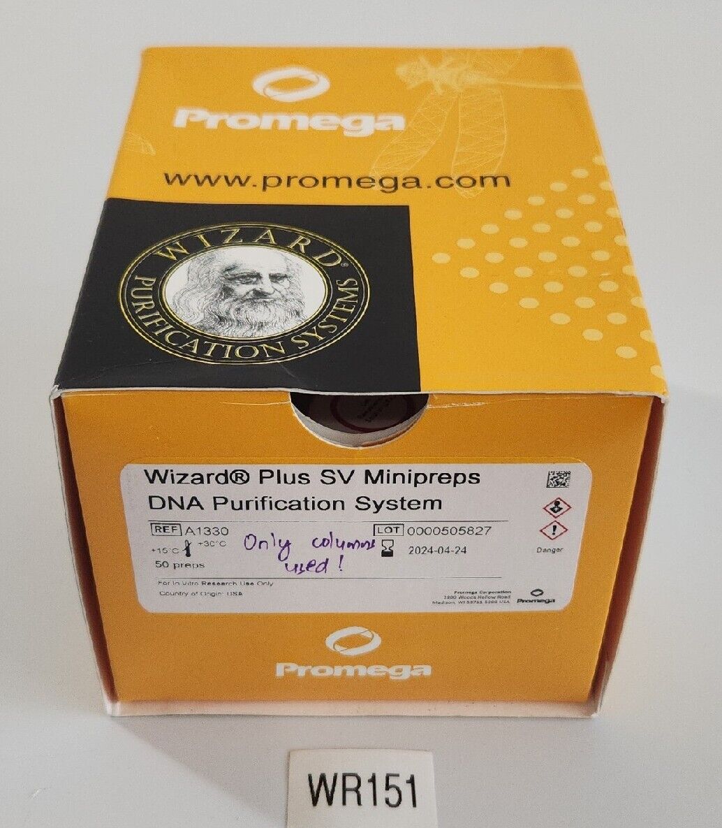 *NEW* Promega A1330 Wizard Plus SV Minipreps DNA Purification System + Warranty