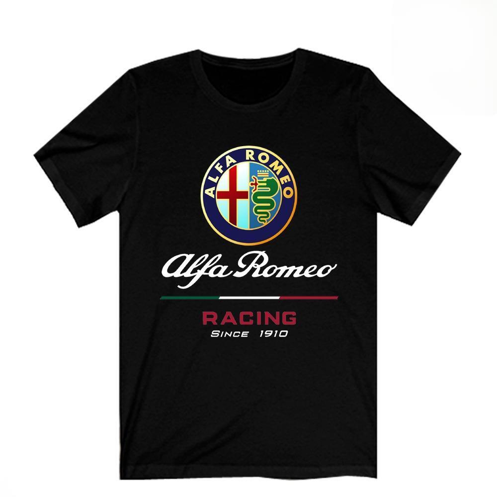 Alfa Romeo Racing Since 1910 Men's Black T-Shirt Size S to 5XL Best Gift