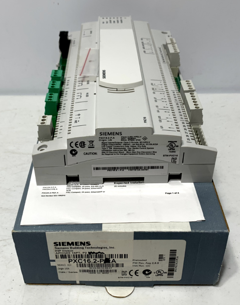 Siemens PXC16.2-P.A Apogee Automation Controller 16 Point