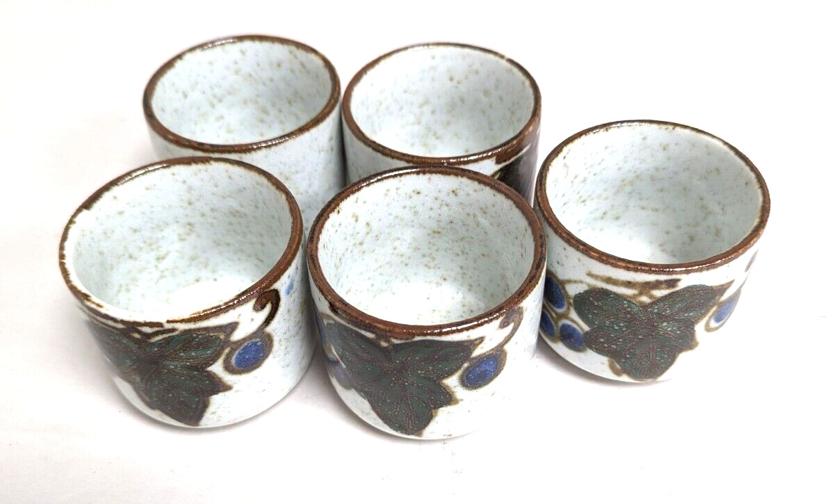 Vintage Otagiri OMC Stoneware Teacups 5 MCM
