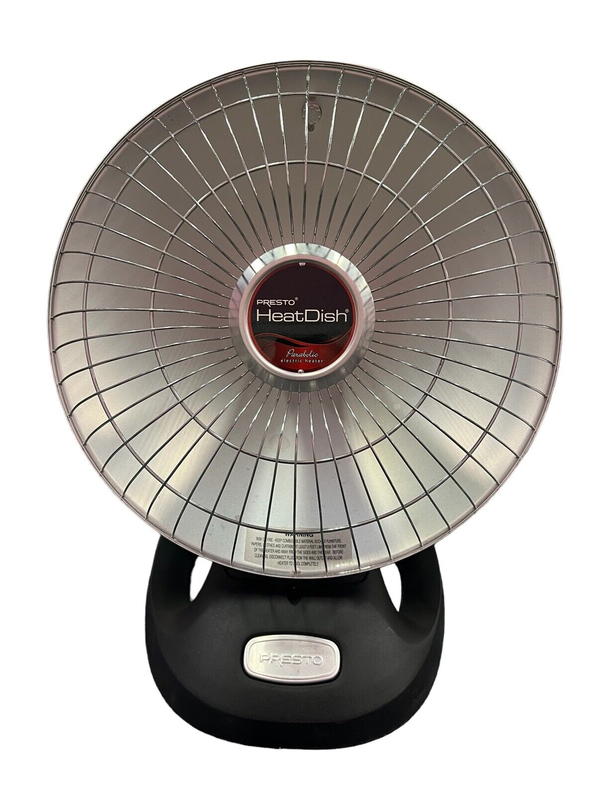 Presto Heat Dish Parabolic Electric Heater 0792201