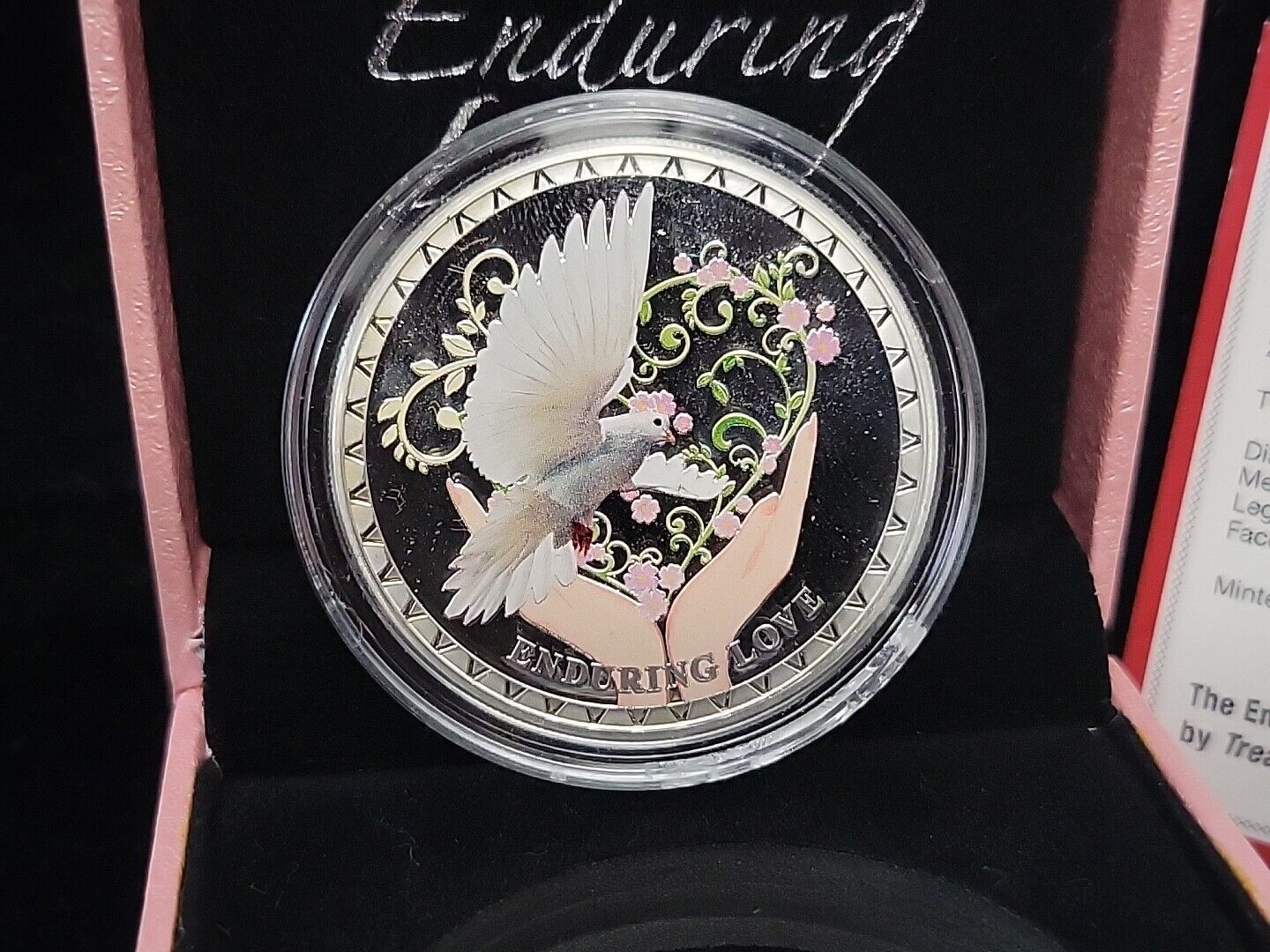 2012 Tokelau Enduring Love Silver Proof Commemorative Coin .999 | Dove OGP COA