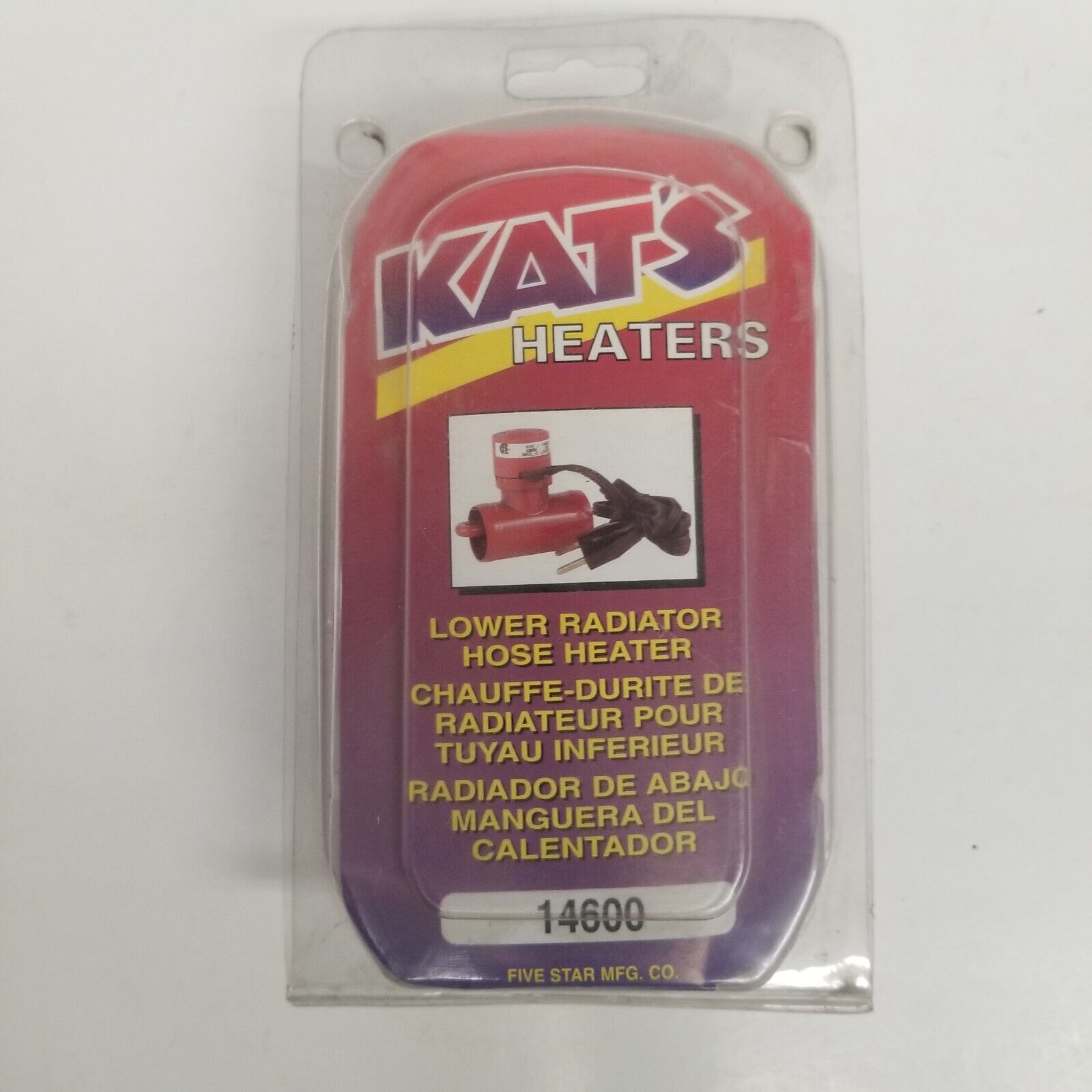 Kat\'s Heaters Lower Radiator Hose Heater Model 14600, New