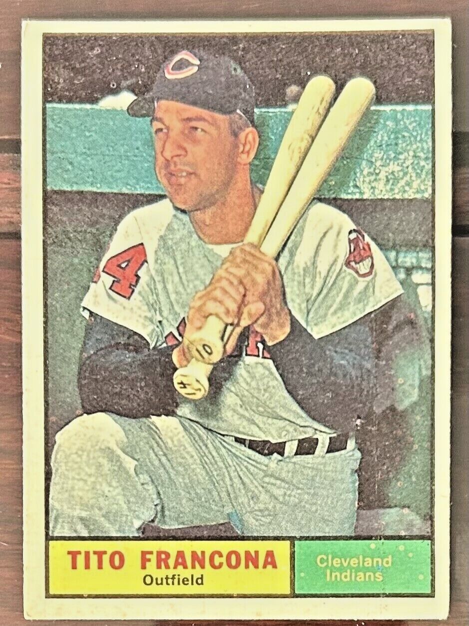 1961 Topps Baseball Cards Singles: U Pick, 25 Cent Shipping