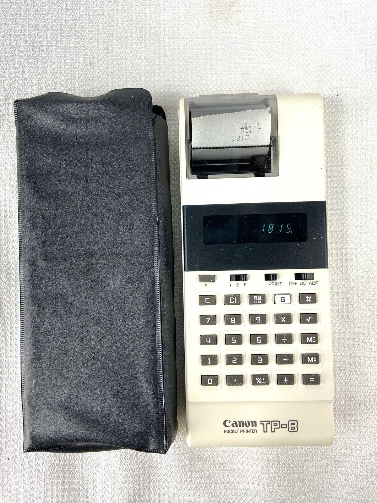Canon TP-8 Pocket Printer Calculator