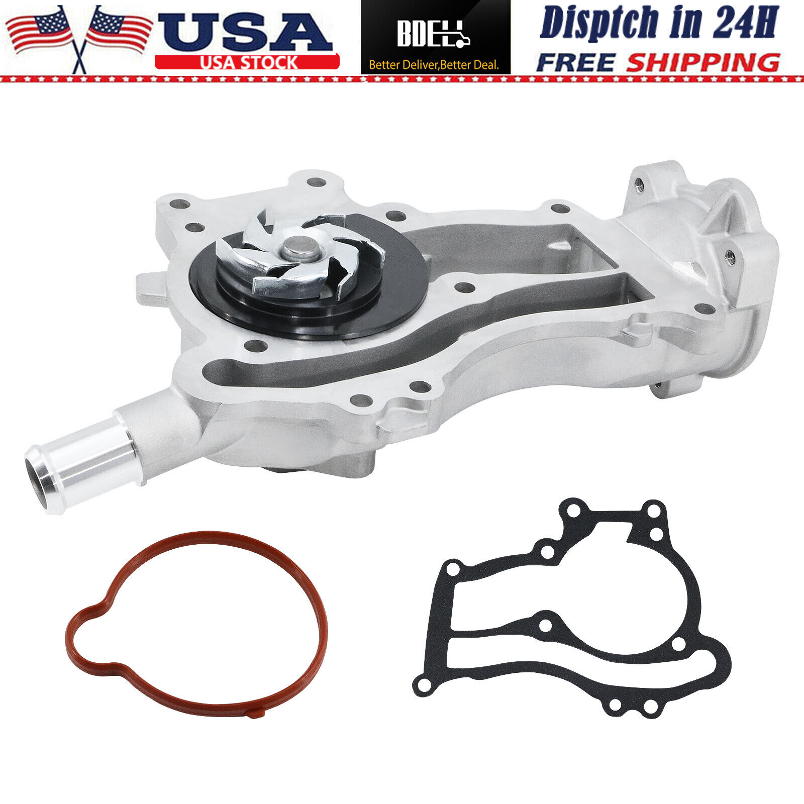Water Pump For 1.4L engine Chevy 2011-15 Cruze 12-20 Sonic 2013-20 Buick Encore