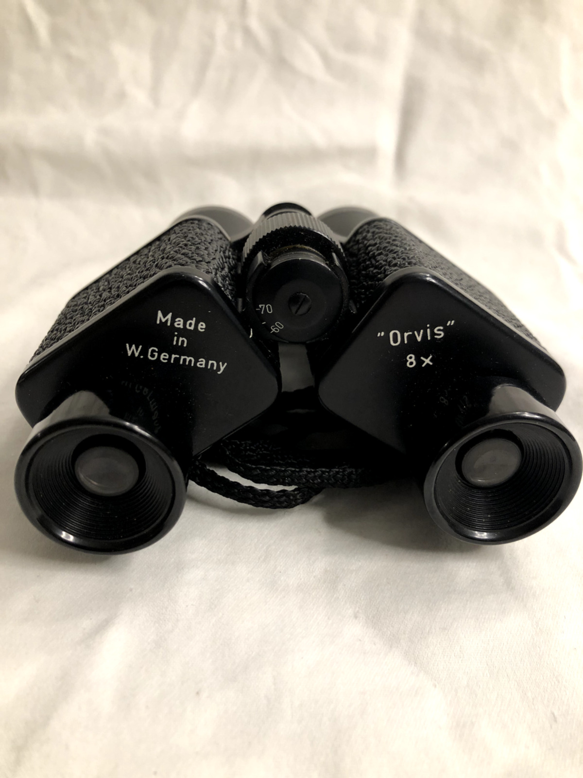 Rare Vintage Orvis 8X West Germany Binoculars with Leather Look case Strap