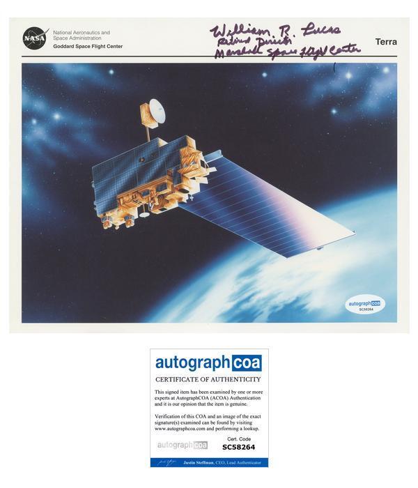 William R. Lucas AUTOGRAPH Signed NASA Space Director Challenger 8x10 Photo ACOA