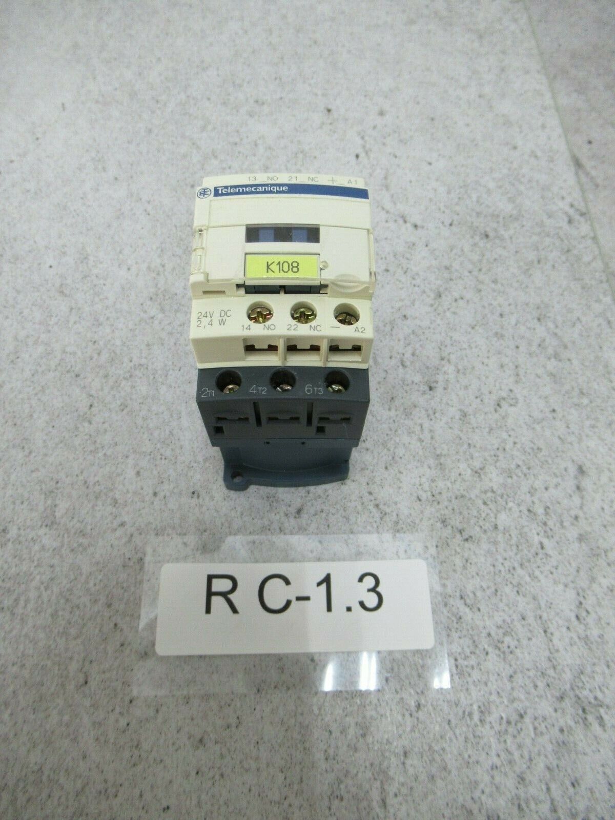 Telemecanique LC1D12BL Circuit Breaker 5,5kW Coil 24V Dc + LAD4TBDL