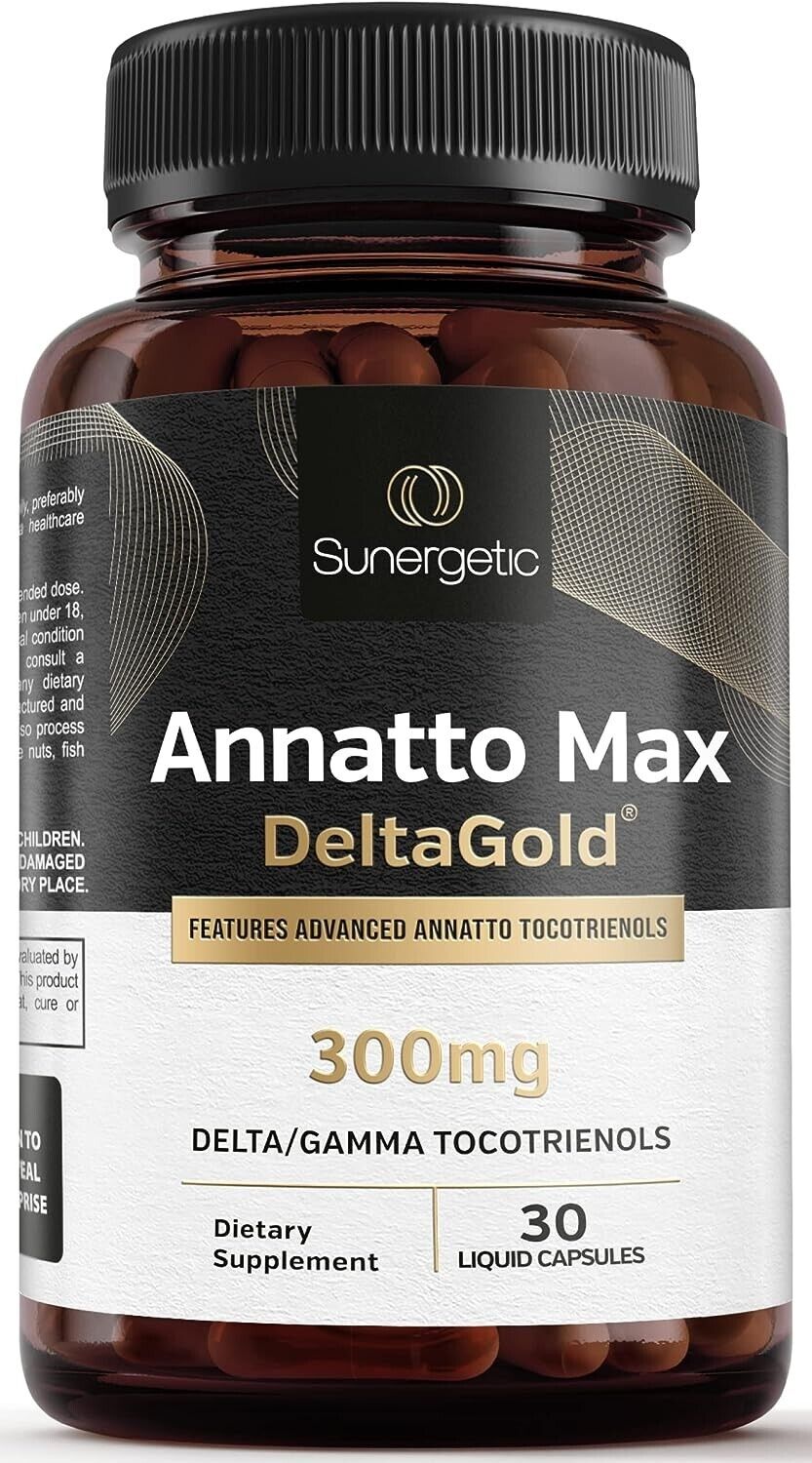 Premium Annatto Tocotrienol Supplement – Vitamin E Tocotrienols with Deltagold –