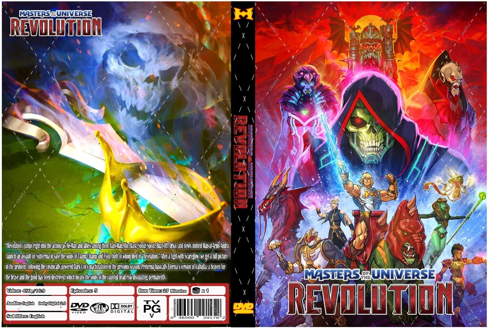 Masters of the Universe Revolution Animated Series English Audio