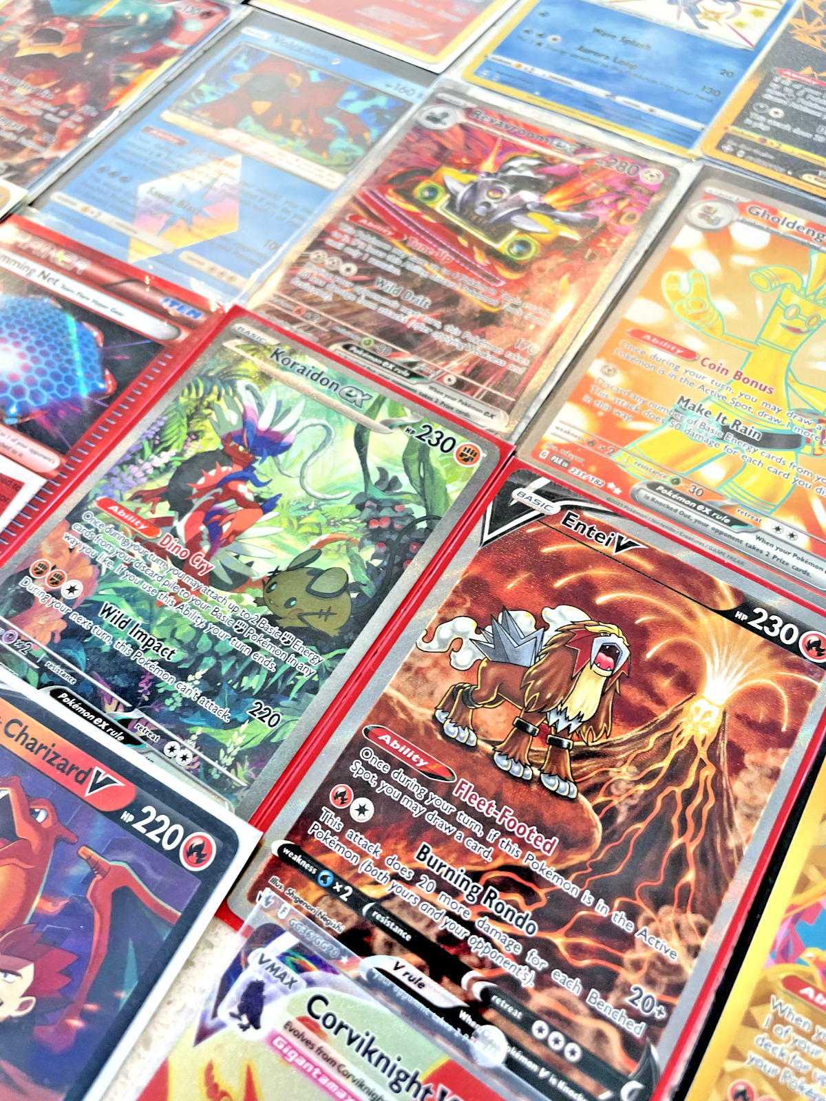 Pokemon Cards 10 Ultra Rare GX EX V - Full Art Rainbow VMAX Mega Shiny TCG Pack-