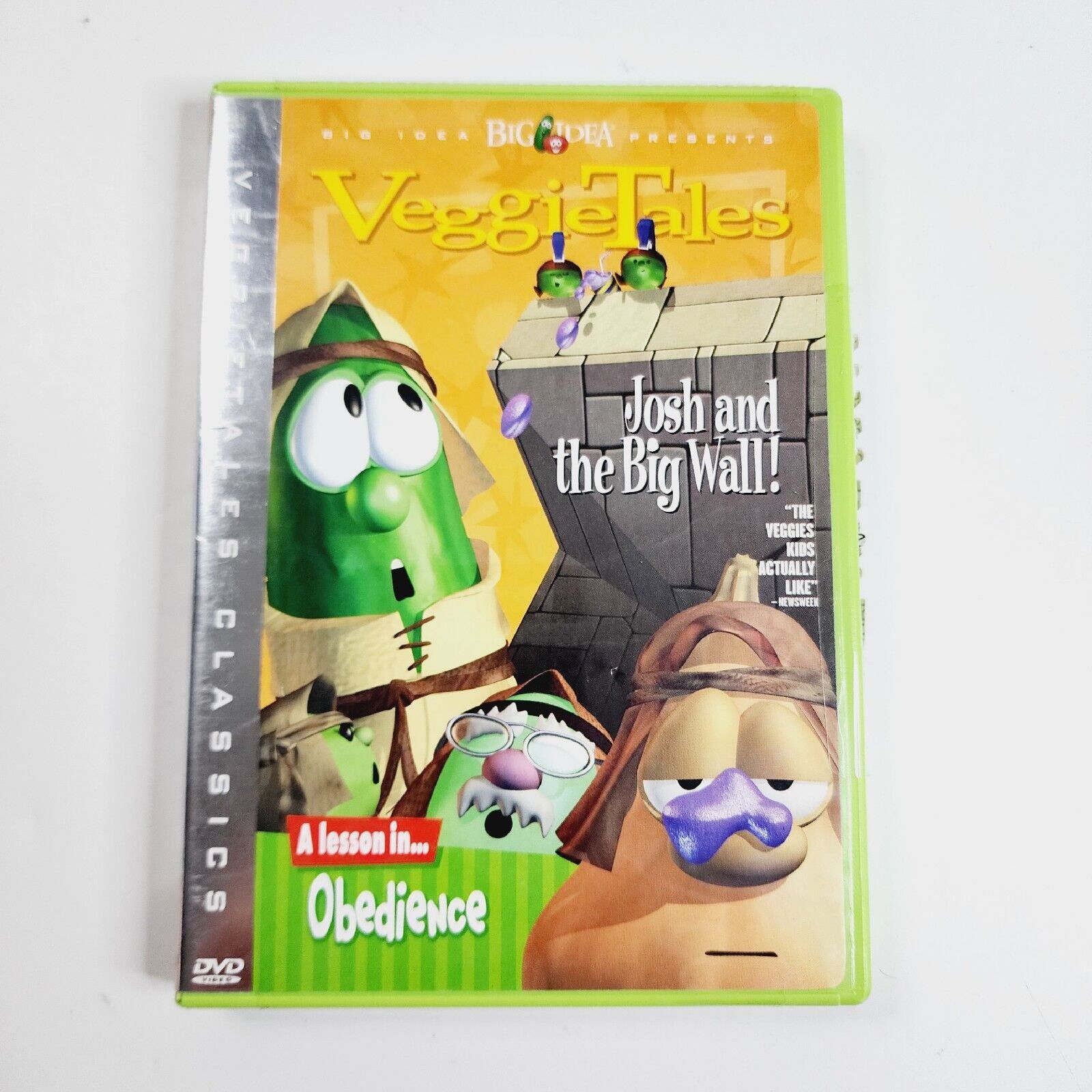 Veggietales Josh And The Big Wall DVD A lesson In... Obedience Classics