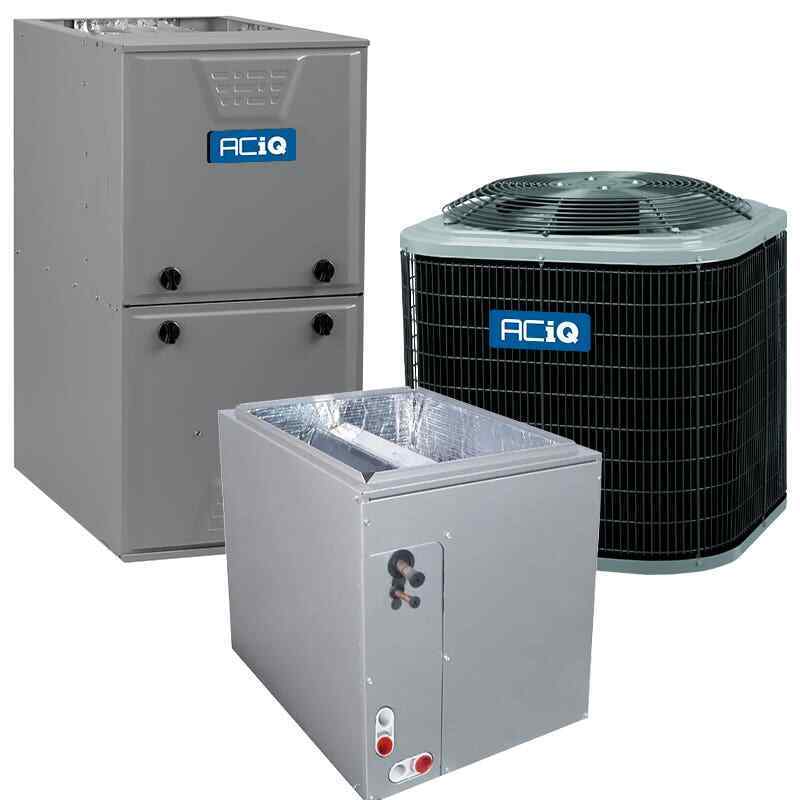 5 Ton 13.8 SEER2 Central Air Conditioner & 96% 120,000 BTU AC Gas Split System