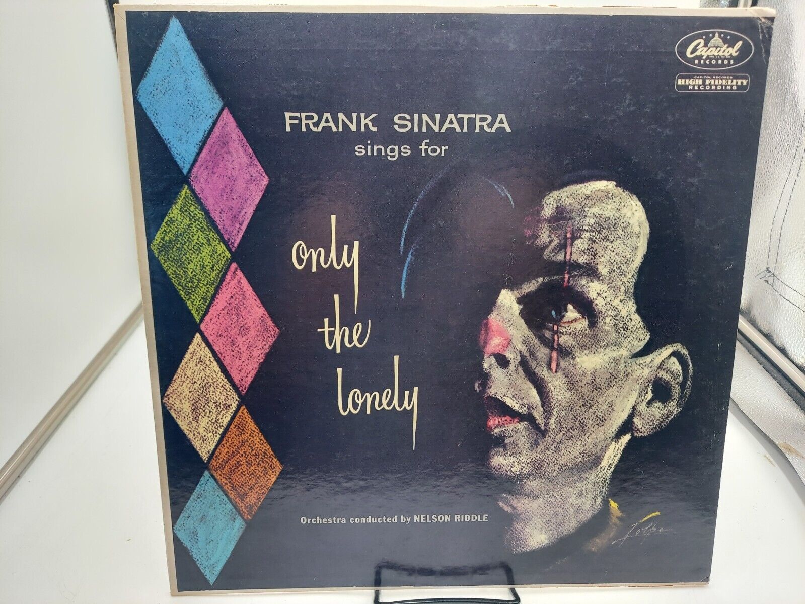 FRANK SINATRA Sings For Only The Lonely LP Record 1958 Mono Ultrasonic Clean NM