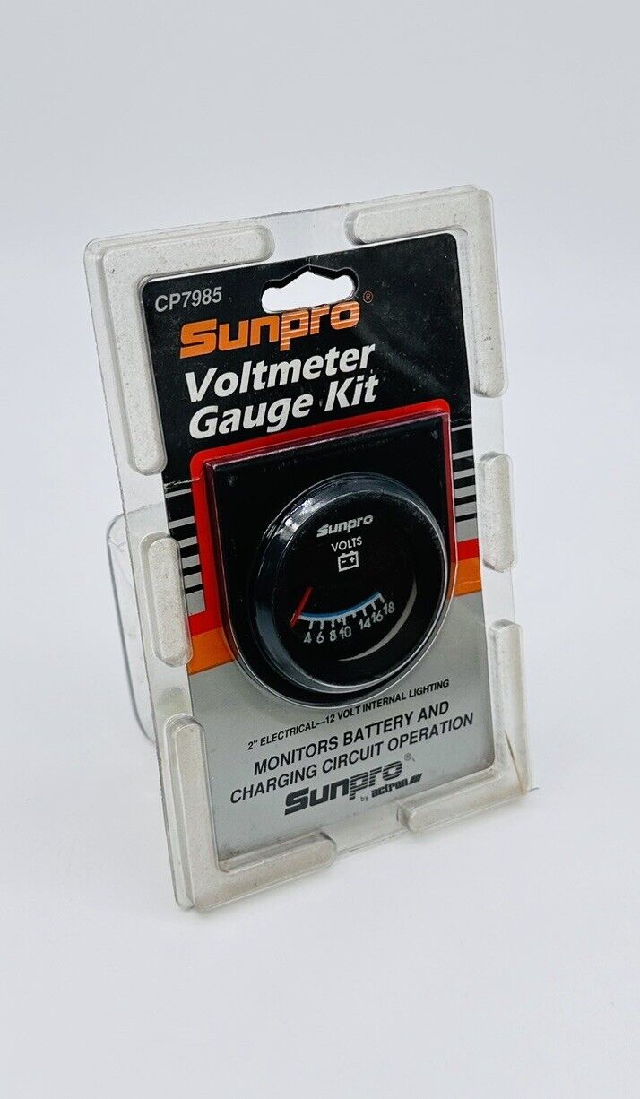 Sunpro Vintage Voltmeter Black 2