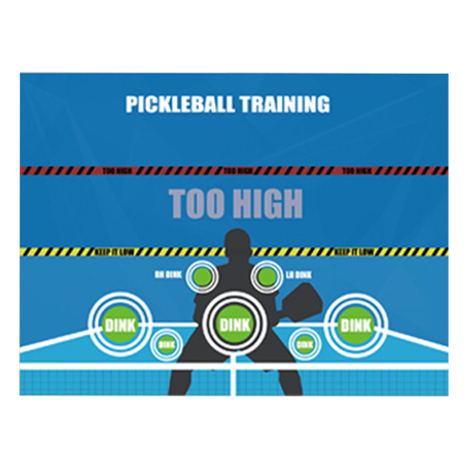 Pickleball Wall Dink Pad Practice Pad For Walls Training Improve Pickleball Game
