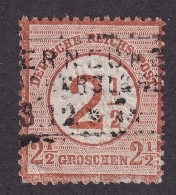 Germany 1874 #SC 27, Used hi Res scans