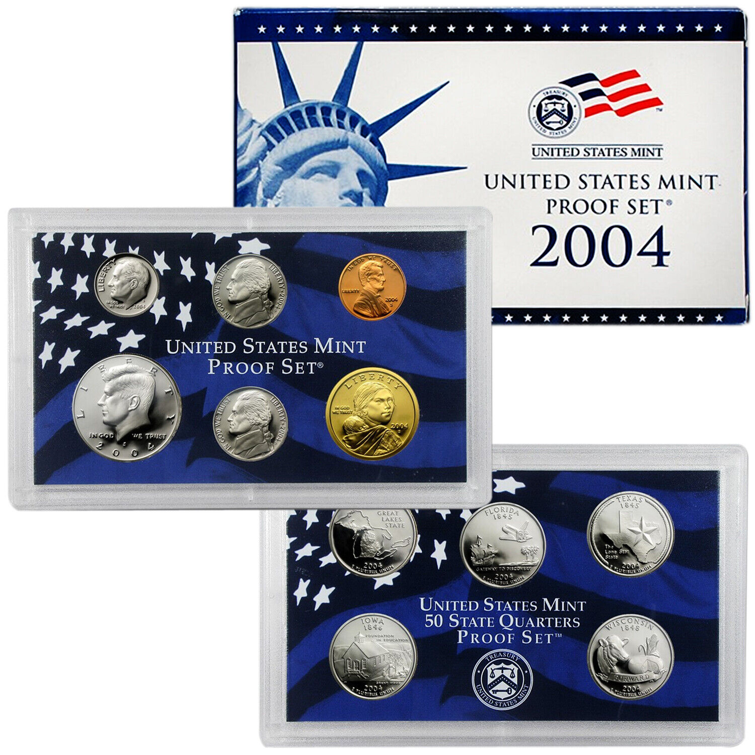 2004 S US Proof Set Original Government Packaging