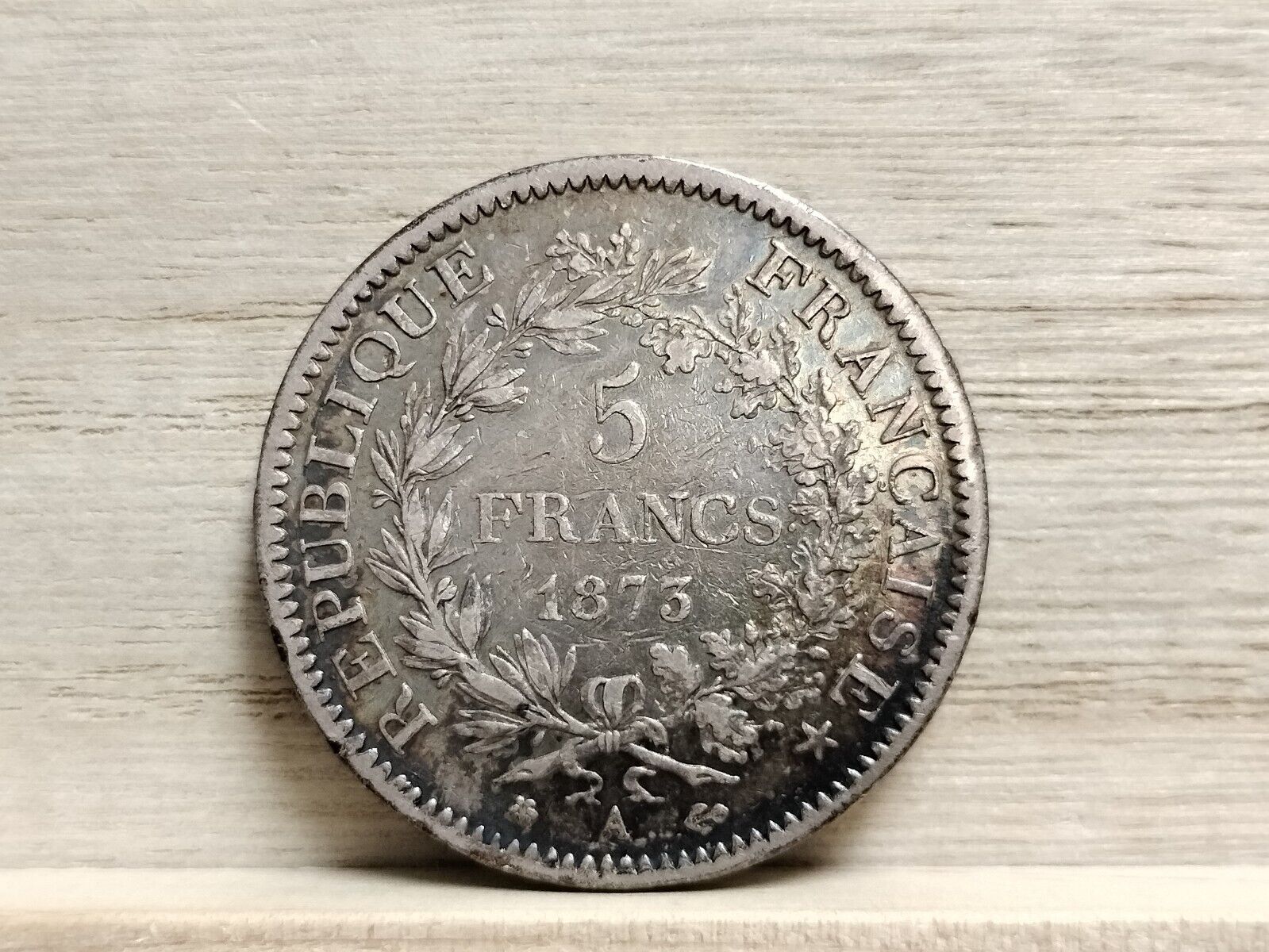1873 A 5 Francs France (Hercules)