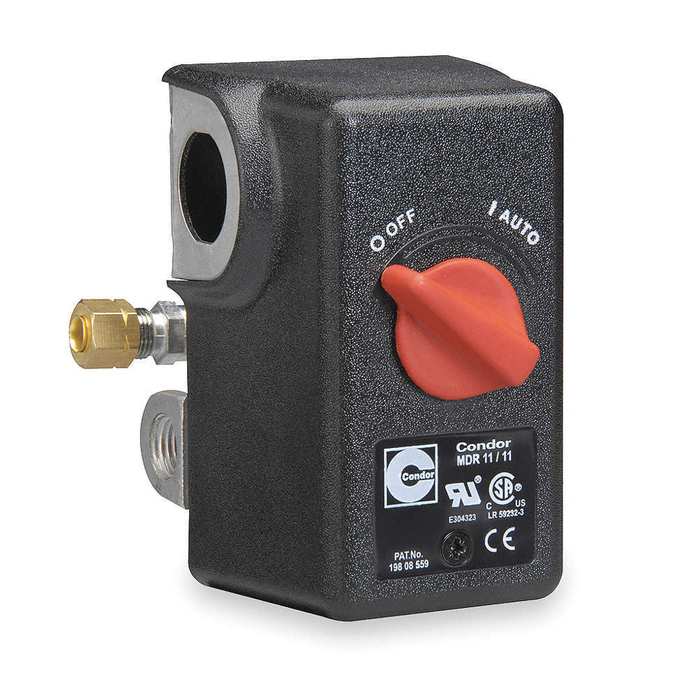 CONDOR USA, INC 11NC2E Pressure Switch,105/135 psi,Standrd,DPST