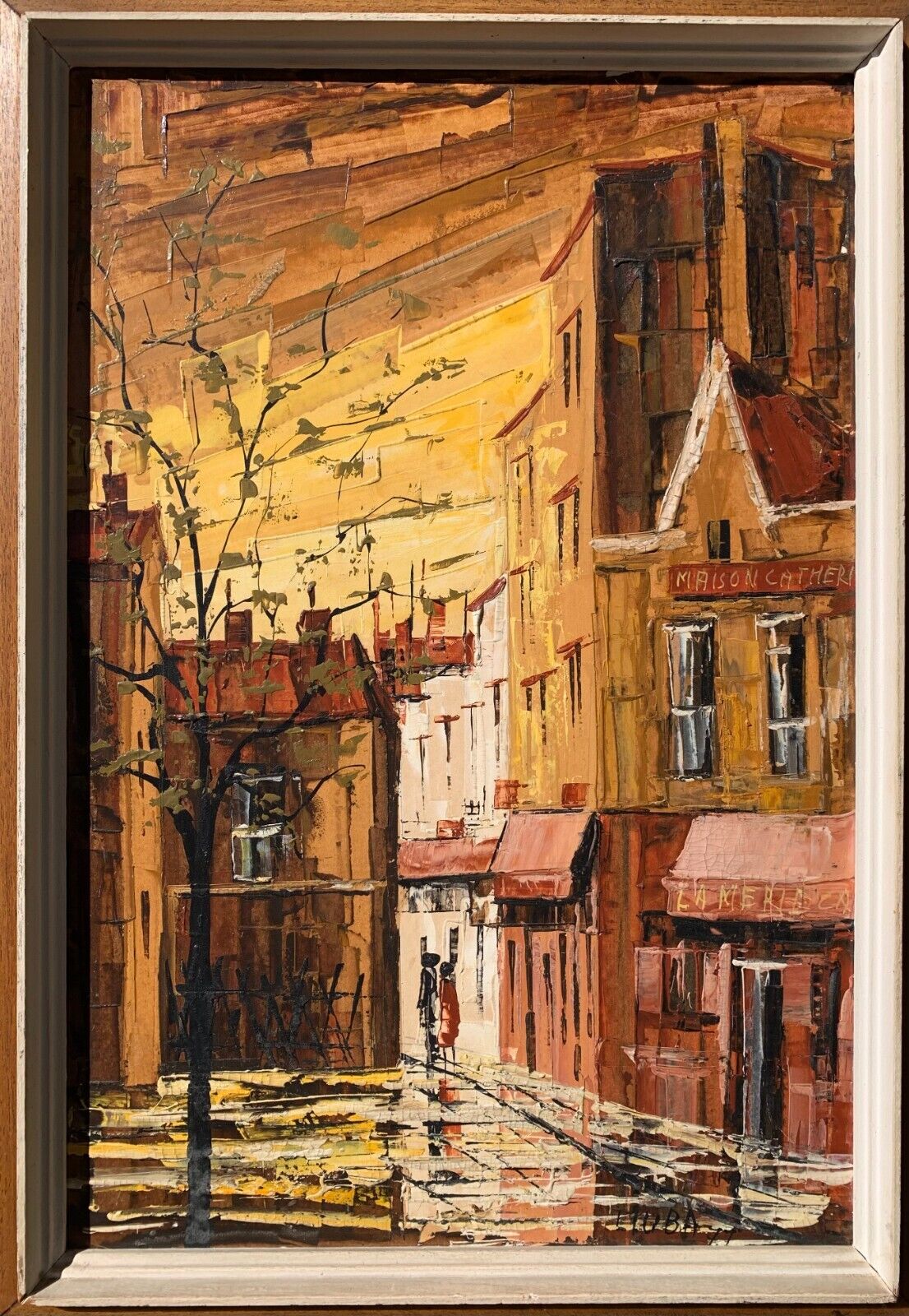 Liuba Boyadjieva (Bulgarian, 1923 – 2005) Beautiful Impressionist Oil Painting