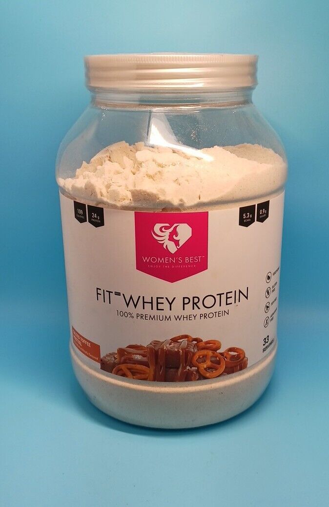 Womens Best Fit Pro Whey Protein 33serv. Salted Toffee Pretzel Exp:6/2024 New