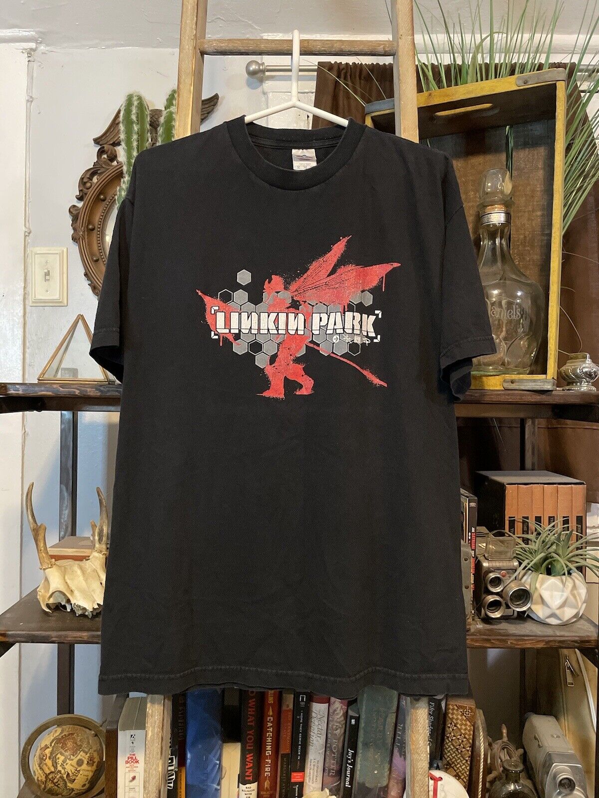 🔥 RARE Vintage Linkin Park 2001 COUNTDOWN TO REVOLUTION Tour T-shirt MENS sz XL