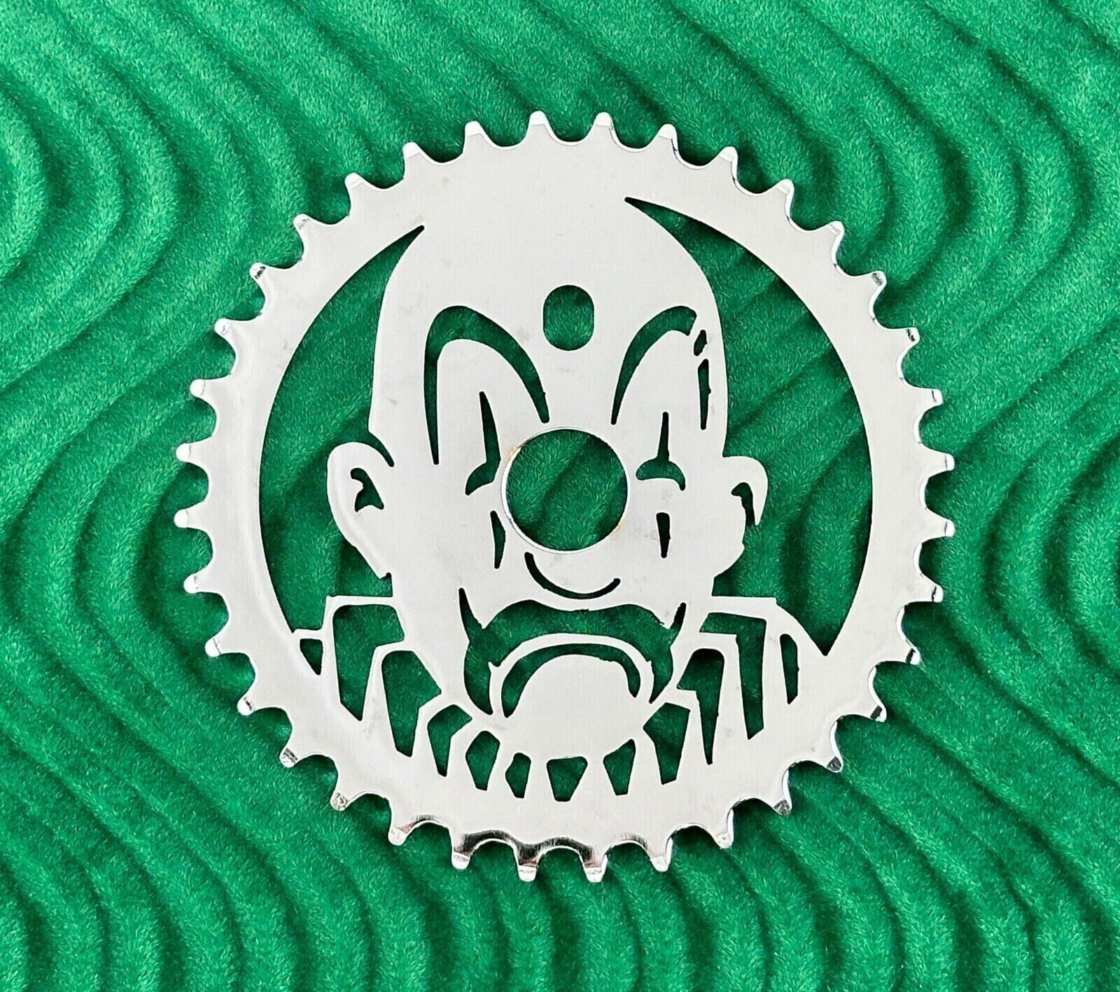 CUSTOM LASER CUT CLOWN STYLE 36T SPROCKET FOR ALL SIZE BIKES.