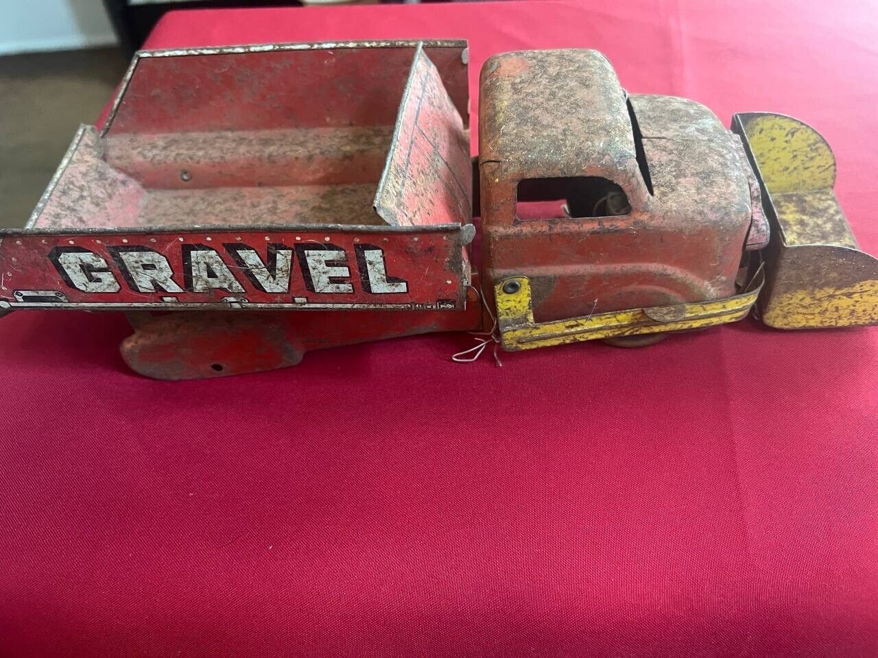 1940’S MARX TOYS SAND AND GRAVEL TRUCK Diecast 14” - T9