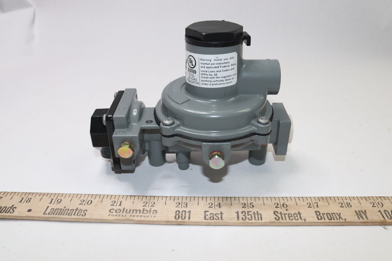 Fisher Propane Integral Two Stage Regulator with POL Tank Fitting R232A-BBF