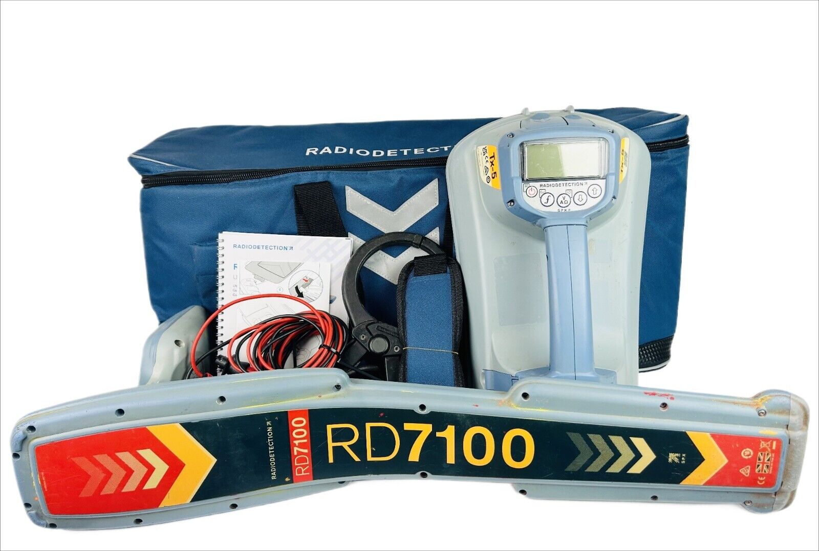 RADIODETECTION RD7100 DL w/ TX-5 Transmitter Locator Kit and Accessories RD 7100