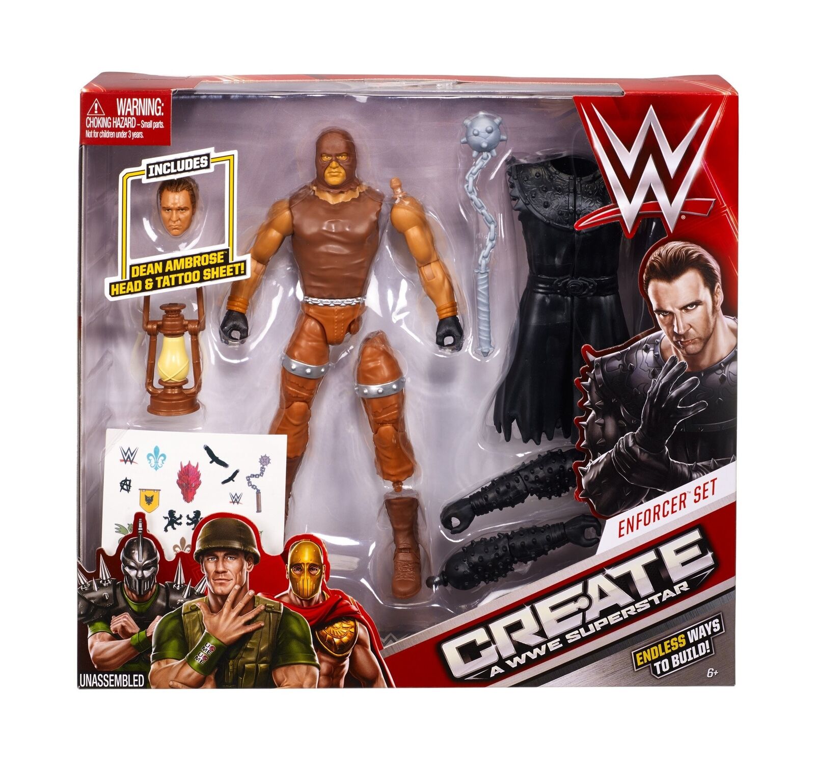 Create a WWE Superstar Dean Ambrose Pack