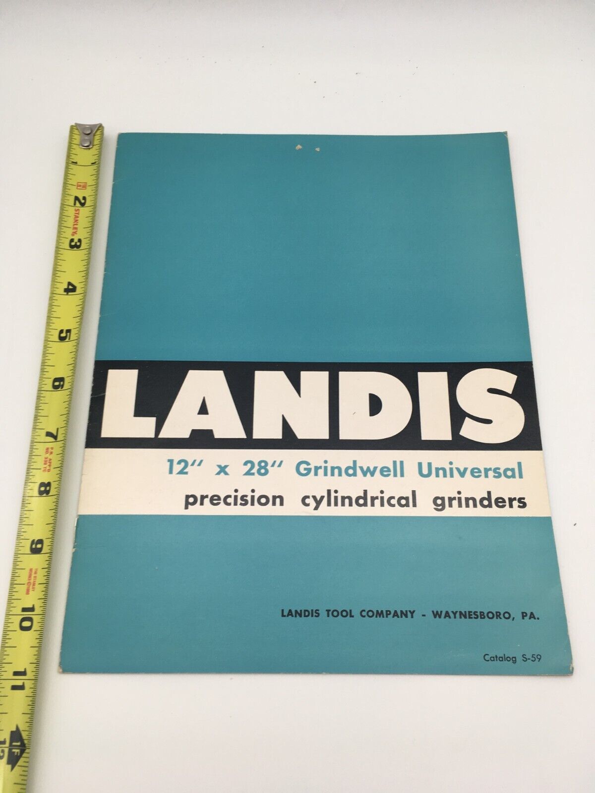 1959 Landis Tool Grindwell Cylindrical Grinders Sales/Specification Brochure