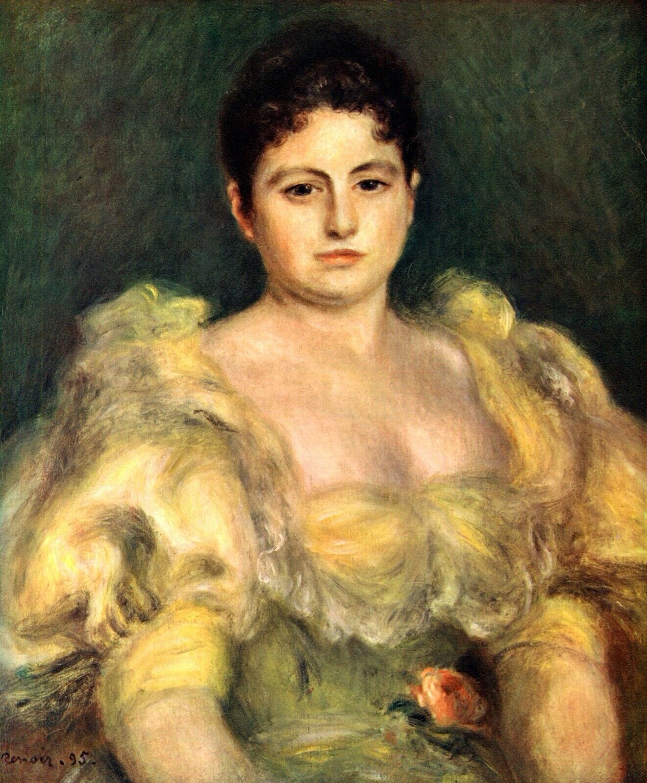Mme Stephen Pichon by Pierre-Auguste Renoir Giclee Fine Art Repro on Canvas