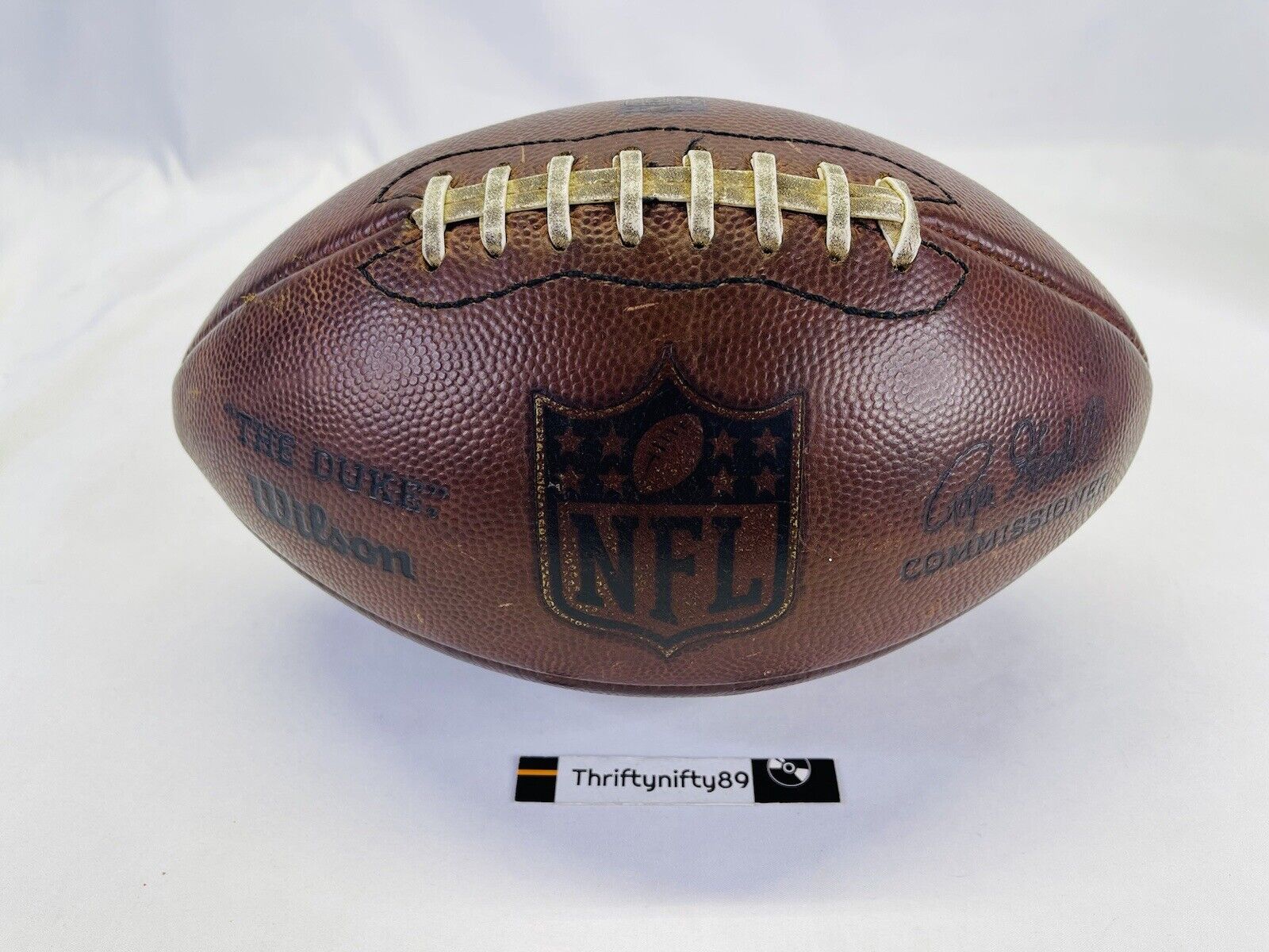Official Wilson NFL Football “The Duke” Good Condition ( Roger Goodell )