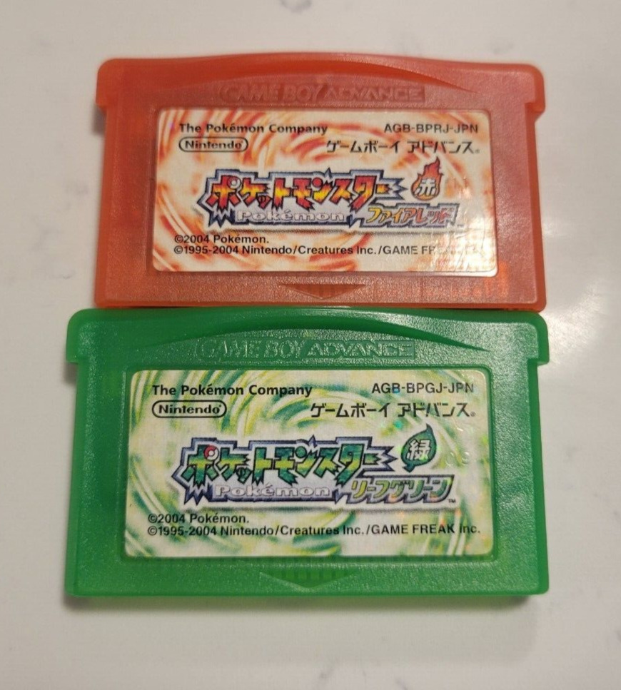 AUTHENTIC Pokemon Fire Red Leaf Green Japanese USA SELLER