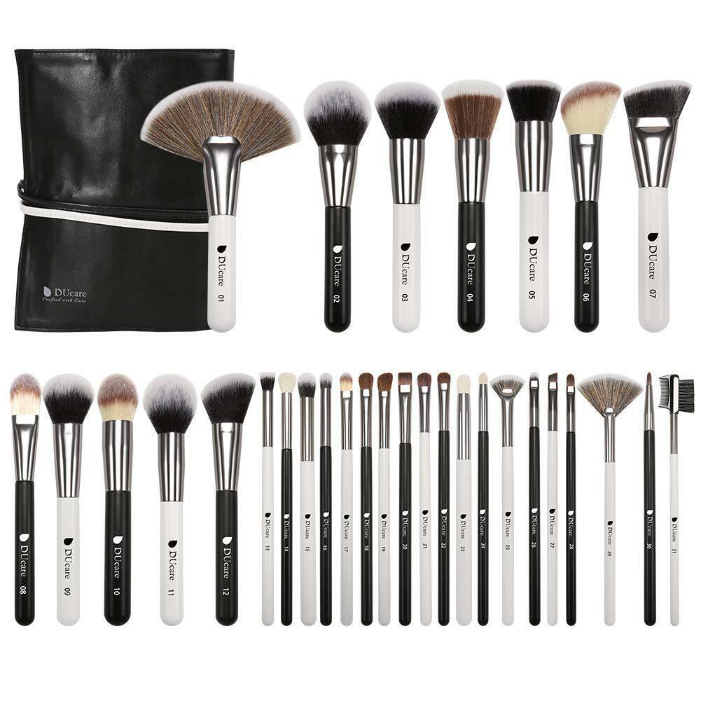 DUcare Makeup Brushes 31Pcs Professional Panda Makeup Brush Set Premium Syntheti