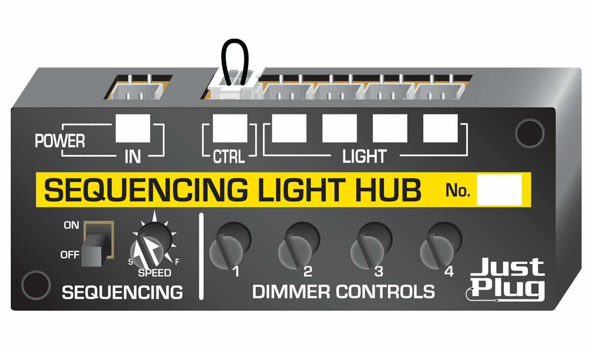 Woodland Scenics ~ New Just Plug Lighting System ~ Sequencing Light Hub ~ JP5680
